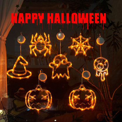 Halloween Window Hanging LED Lights